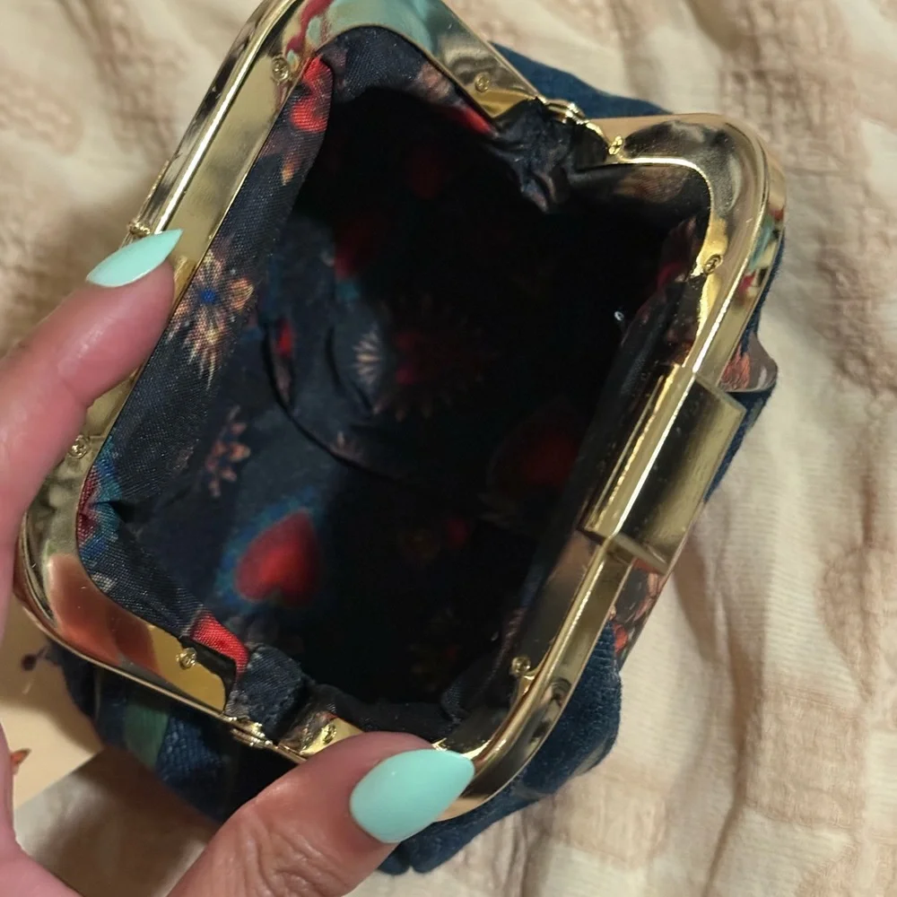 Nicole Lee Denim Blue  Wristlet - Picture 7 of 7